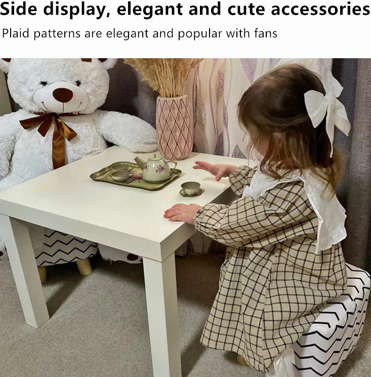 Robes à col (à carreaux avec 4 chaussettes)