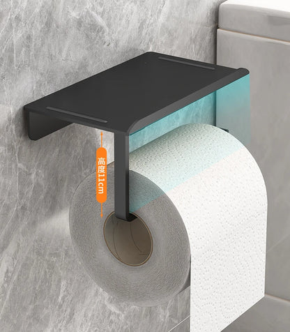 No Punching Toilet Paper Roll Holders