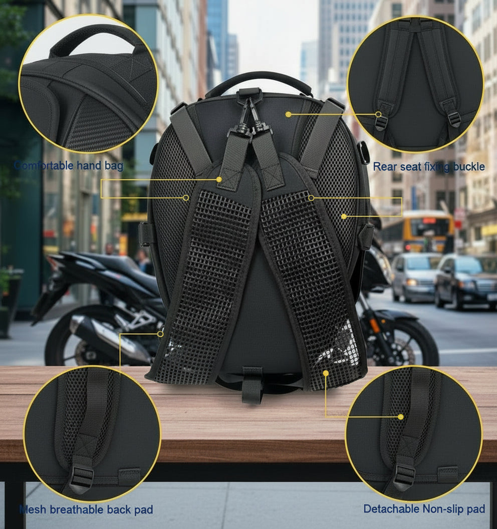 Waterproof Durable Seat Back Bags For Motorcycle