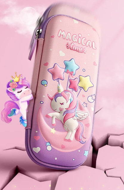 3D Unicorn Pencil Cases