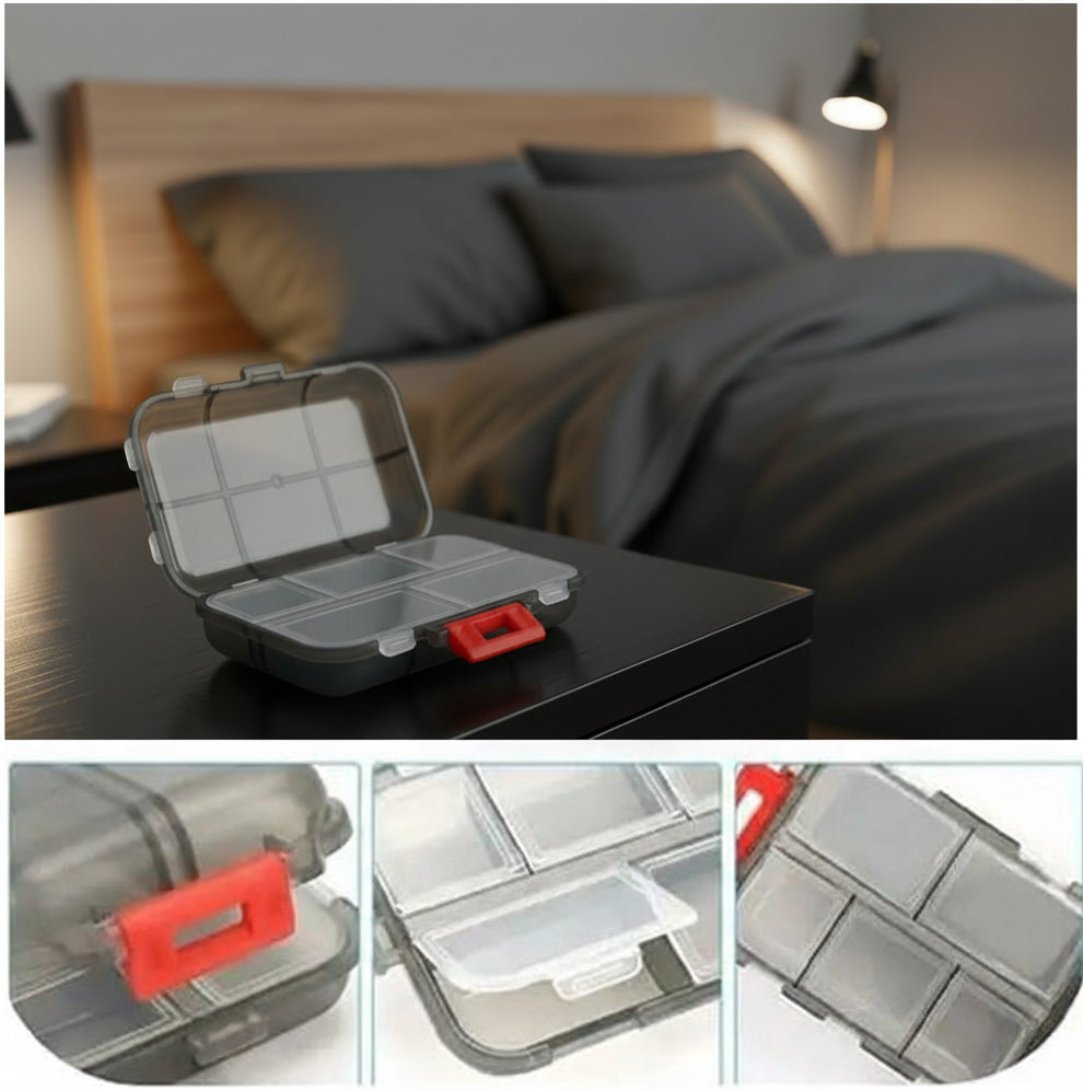 10 Grids Pill Cases