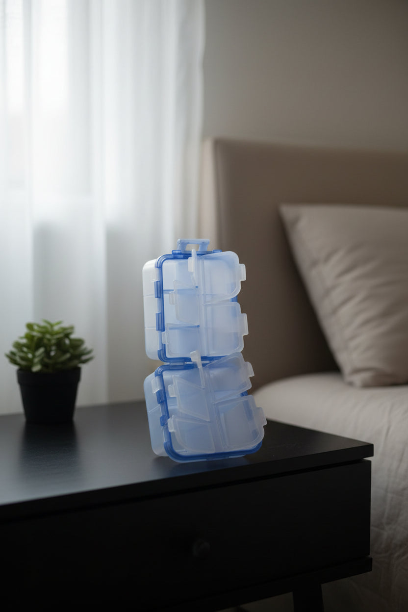 10 Grids Pill Cases
