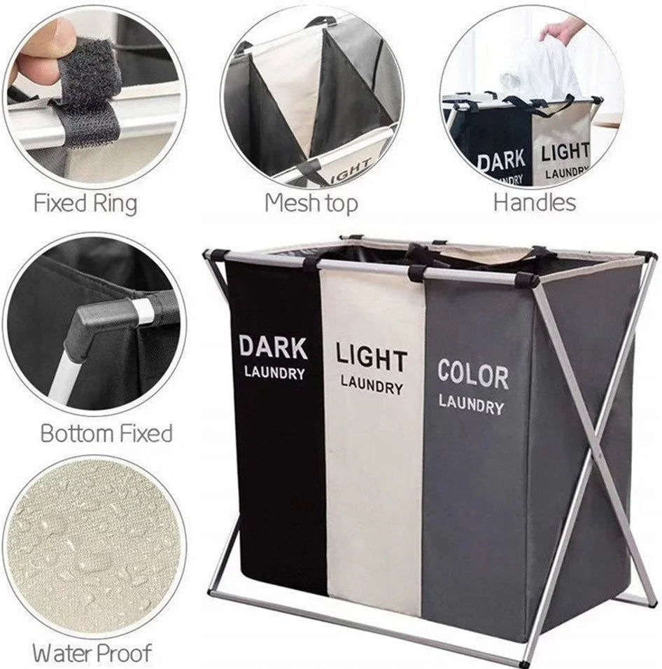 Dark, Light, Colors Foldable Laundry Baskets