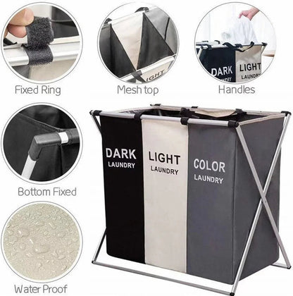 Dark, Light, Colors Foldable Laundry Baskets