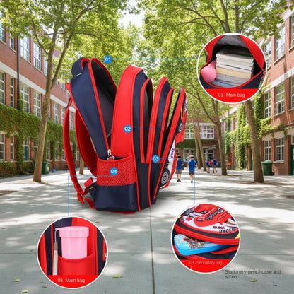 Racer 3D Cars Lightweight Backpacks Bags