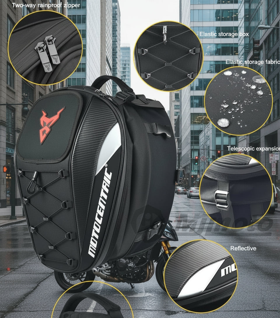 Waterproof Durable Seat Back Bags For Motorcycle