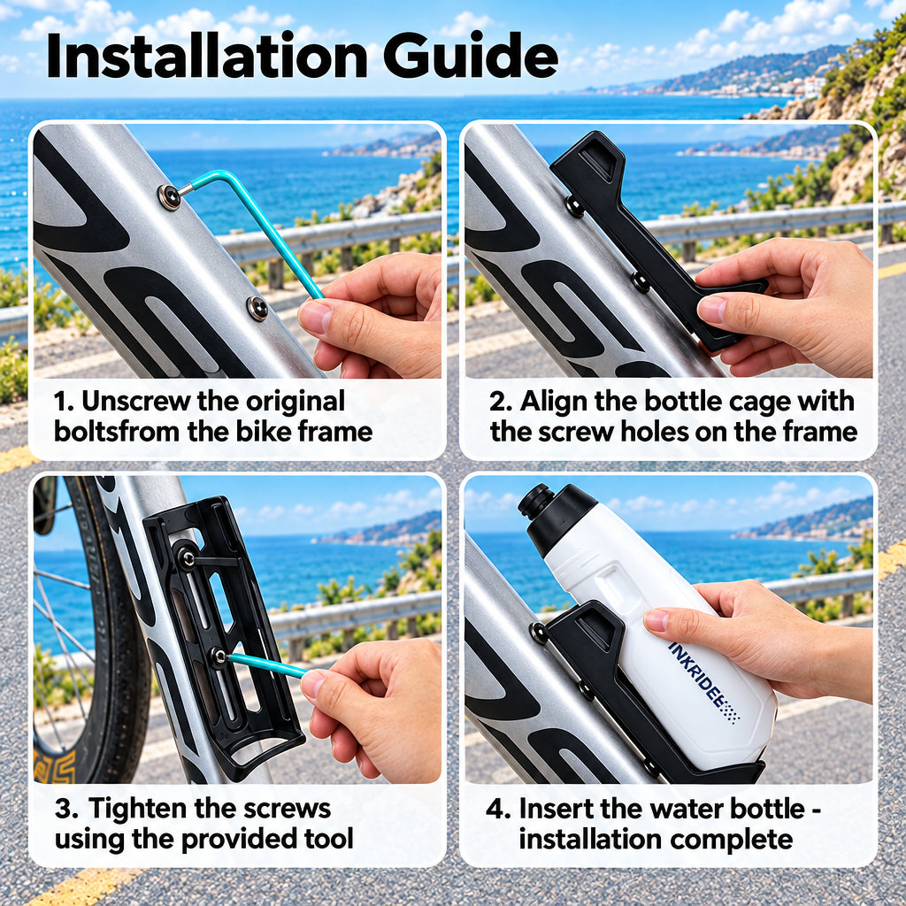 Aerodynamic Bicycle Water Bottles