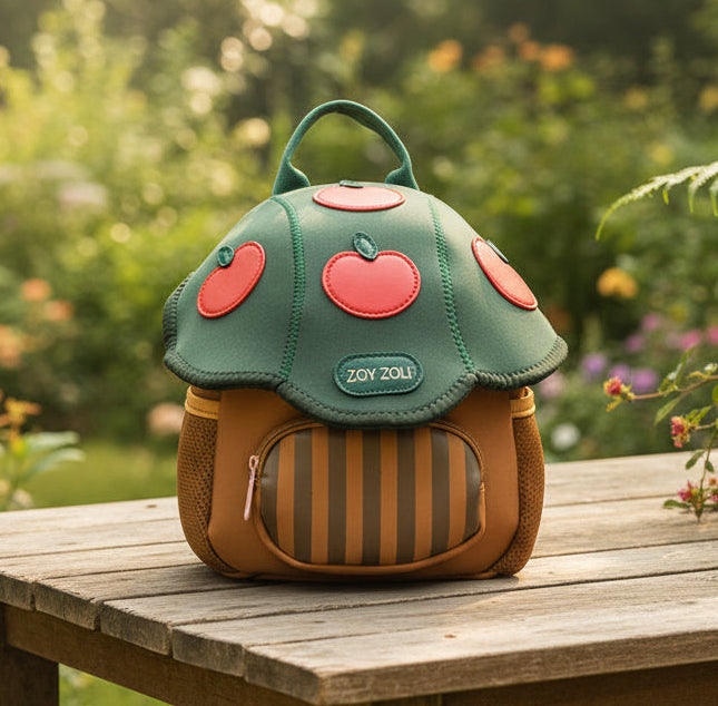 Kids Backpack Mushroom / Apple