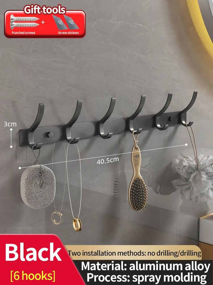 No Drill Behind Door Storage Hooks