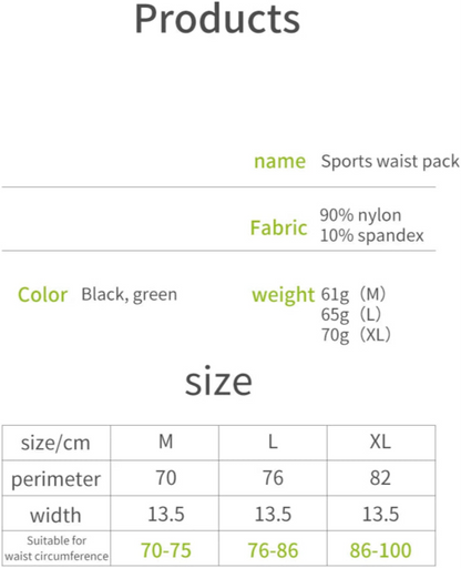 Portable Sports Waist Bags