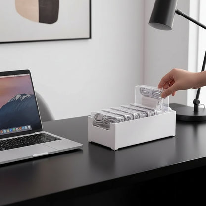 7 In 1 Cable Organizer Boxes