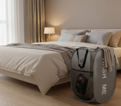 Mesh Pop-Up Laundry Baskets
