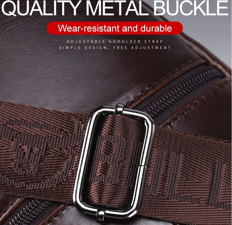 حقائب كروس بودي من الجلد الطبيعي