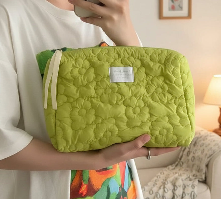 Floral Pattern Cosmetic Toiletry Bags