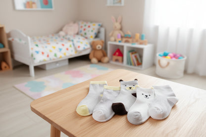 5Prs Cartoon Kids Short Socks