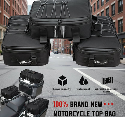 1 Top and 2 Sides Waterproof Storage Bags For Motorcycle