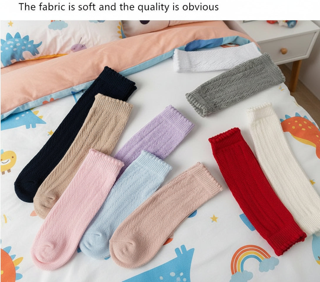 Hollow Mesh Comfortable High Socks