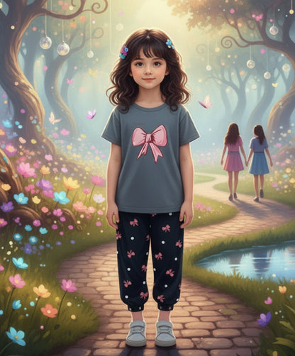 Girl Cute Fashionable Sweatshirts + Pants