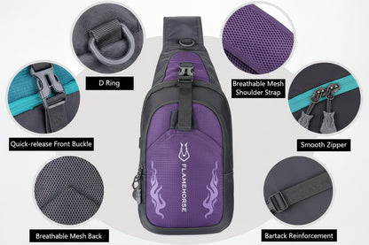 حقائب كروس خفيفة الوزن بتصميم اللهب