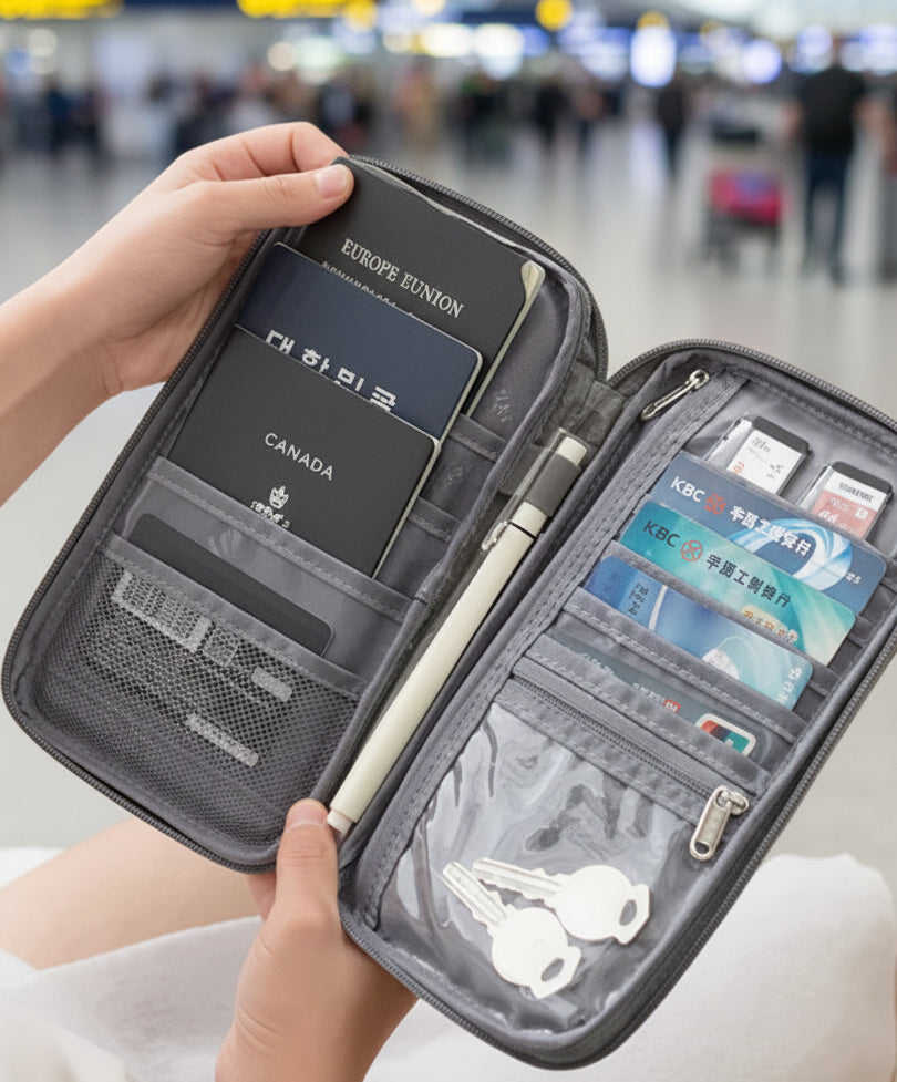 Multi-Function Travel Passport Holders