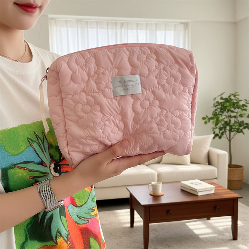 Floral Pattern Cosmetic Toiletry Bags
