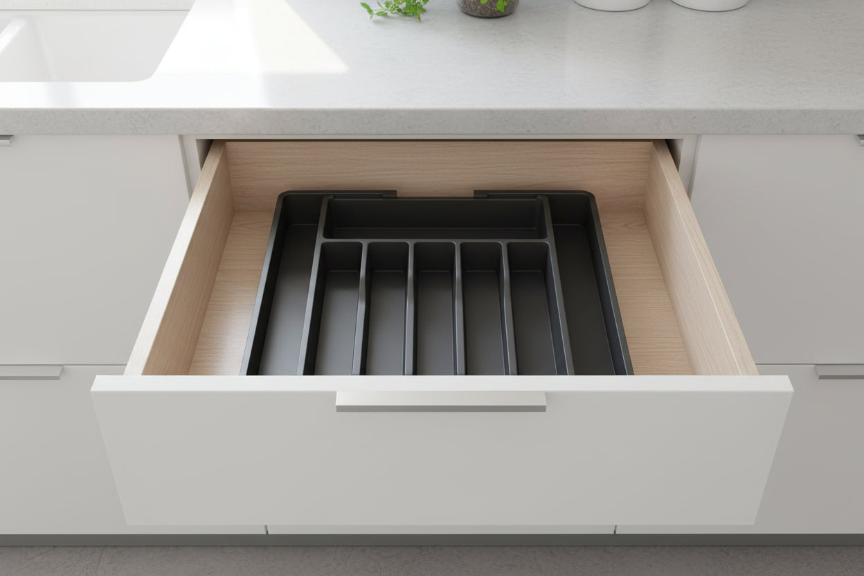 8 Grids Adjustable Kitchen Storage Organizer Trays