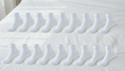 8Prs Short Length Cotton Socks
