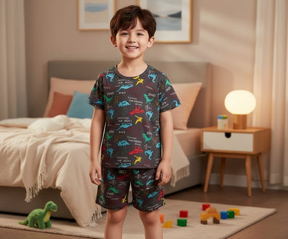 Cute Dinosaur Top and Short for Boy