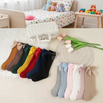 Toddler High Socks With Tie
