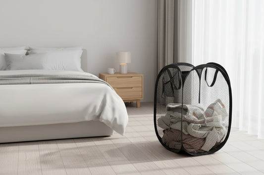 Mesh Pop-Up Laundry Baskets