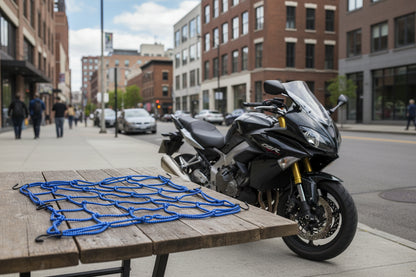 Motorbike/Bicycle Elastic Nets For Helmet Storage