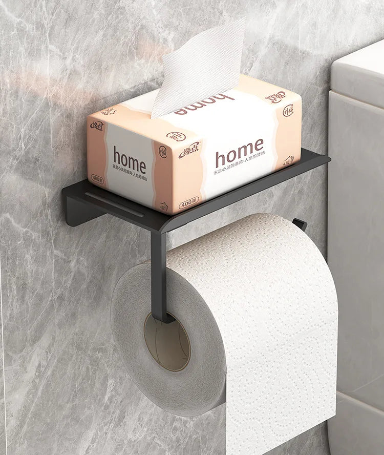 No Punching Toilet Paper Roll Holders