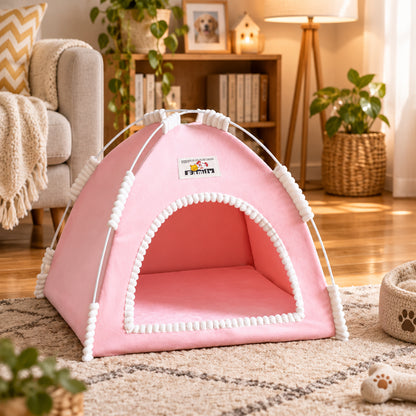 Foldable Breathable Houses for Pets With Cushion