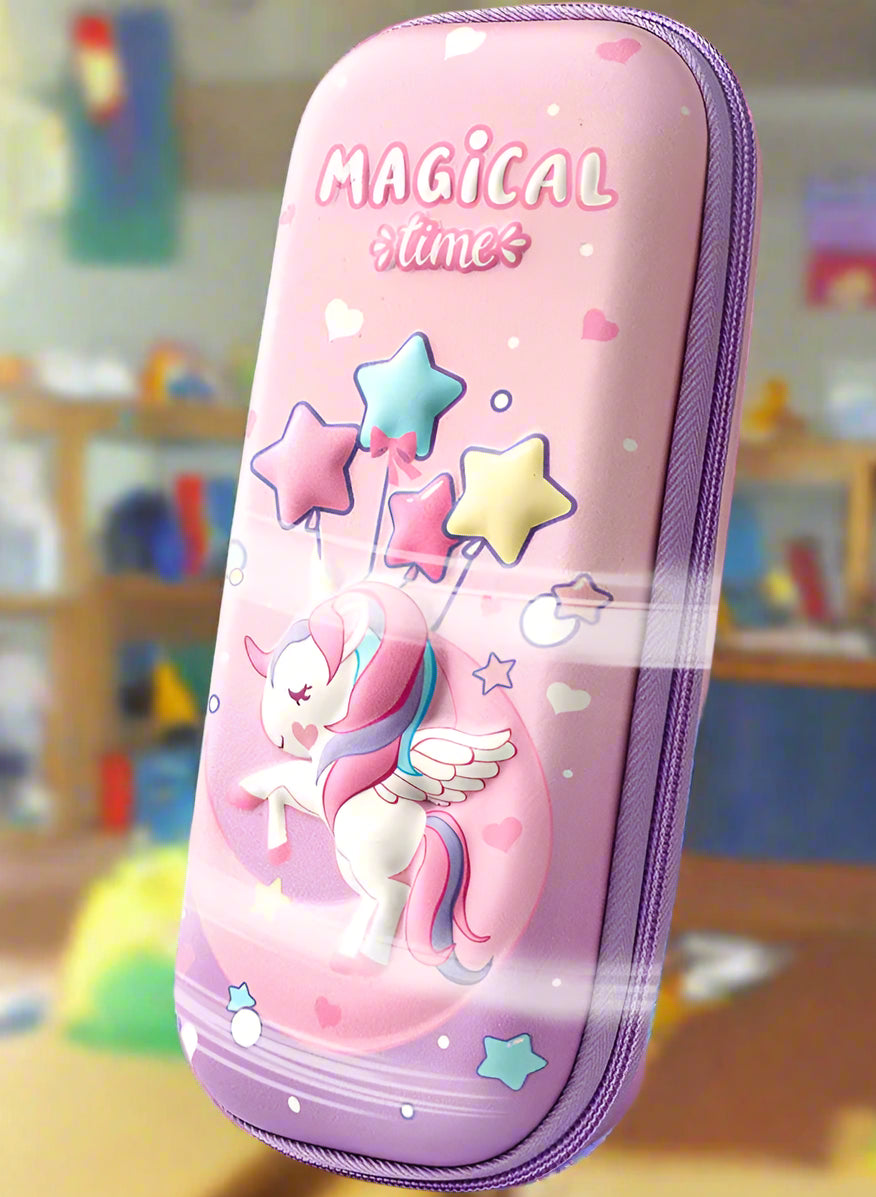 3D Unicorn Pencil Cases