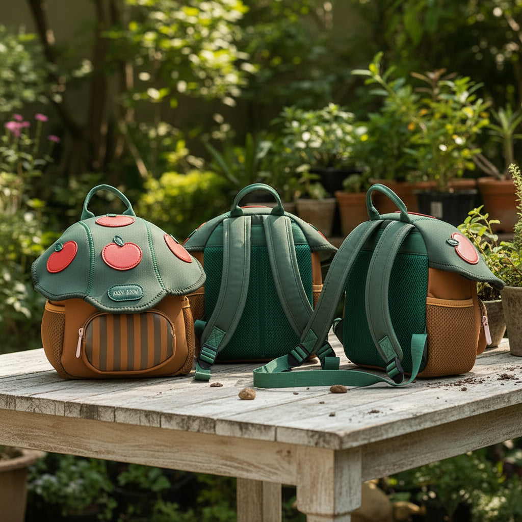 Kids Backpack Mushroom / Apple