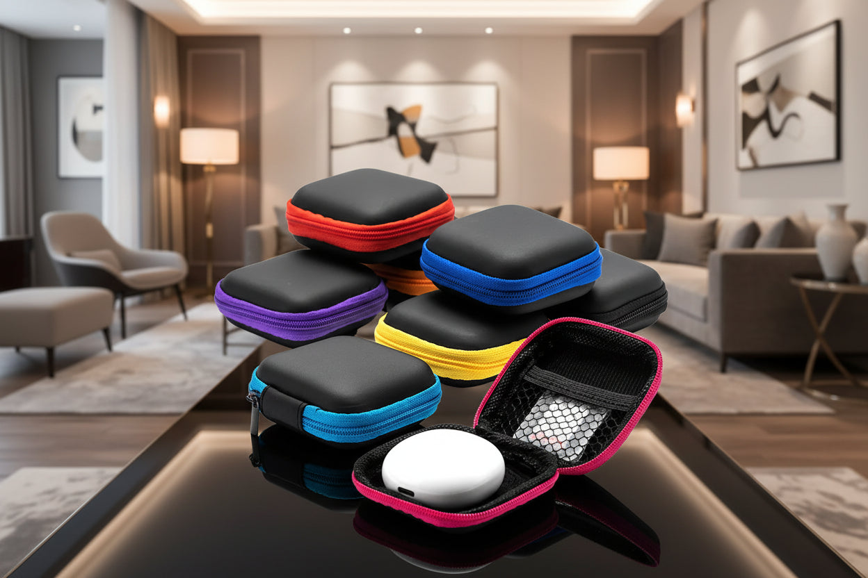 Portable Shockproof Headphone Cases Earphone Bags