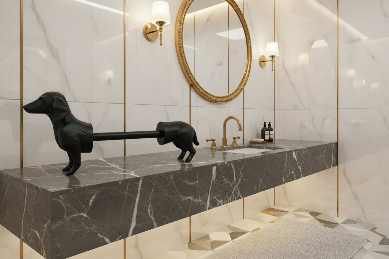 Funny Dachshund Towel Paper Holders