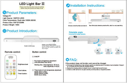 Three Colors Remote Night Light