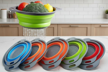 Silicone Foldable Fruits/Vegetables Baskets