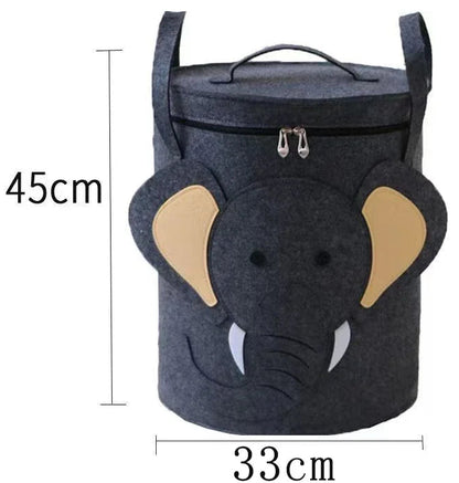 Cartoon Animals Large Capacity Storage Baskets