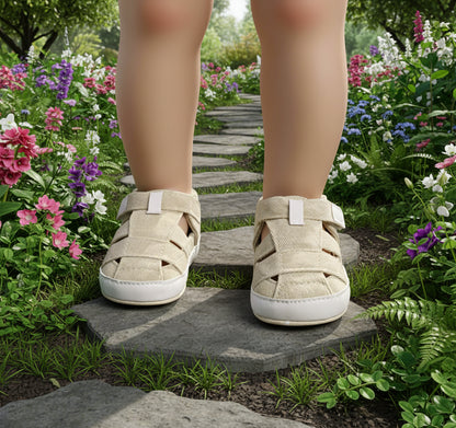 Breathable T-Tied First Walkers Sandals