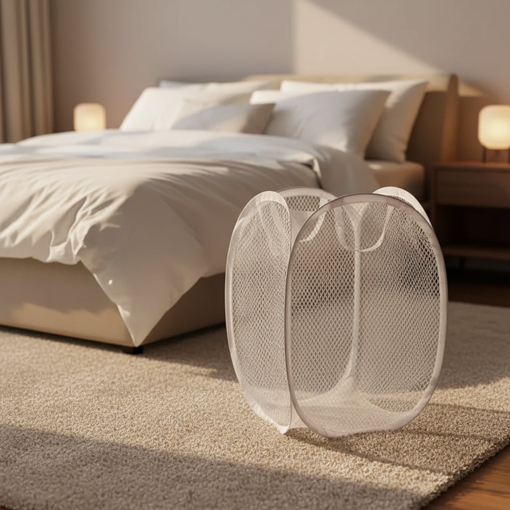 Collapsible Pop-up Mesh Laundry Baskets