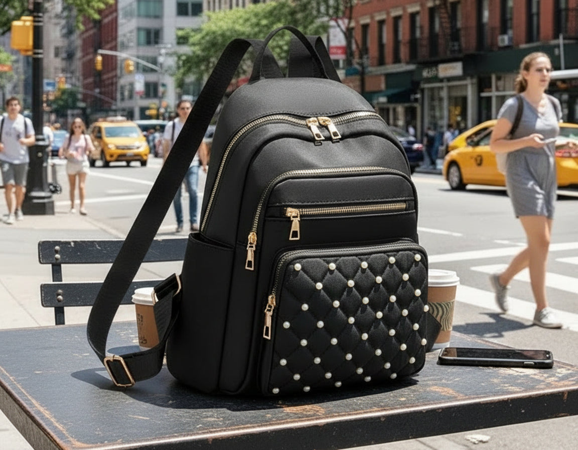 High Quality Diamonds Decoration Backpacks Bags