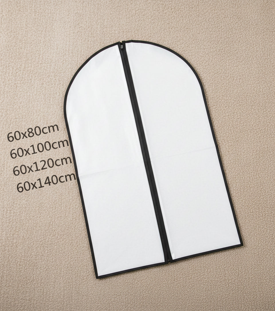 Transparent Clothing Covers With Zipper