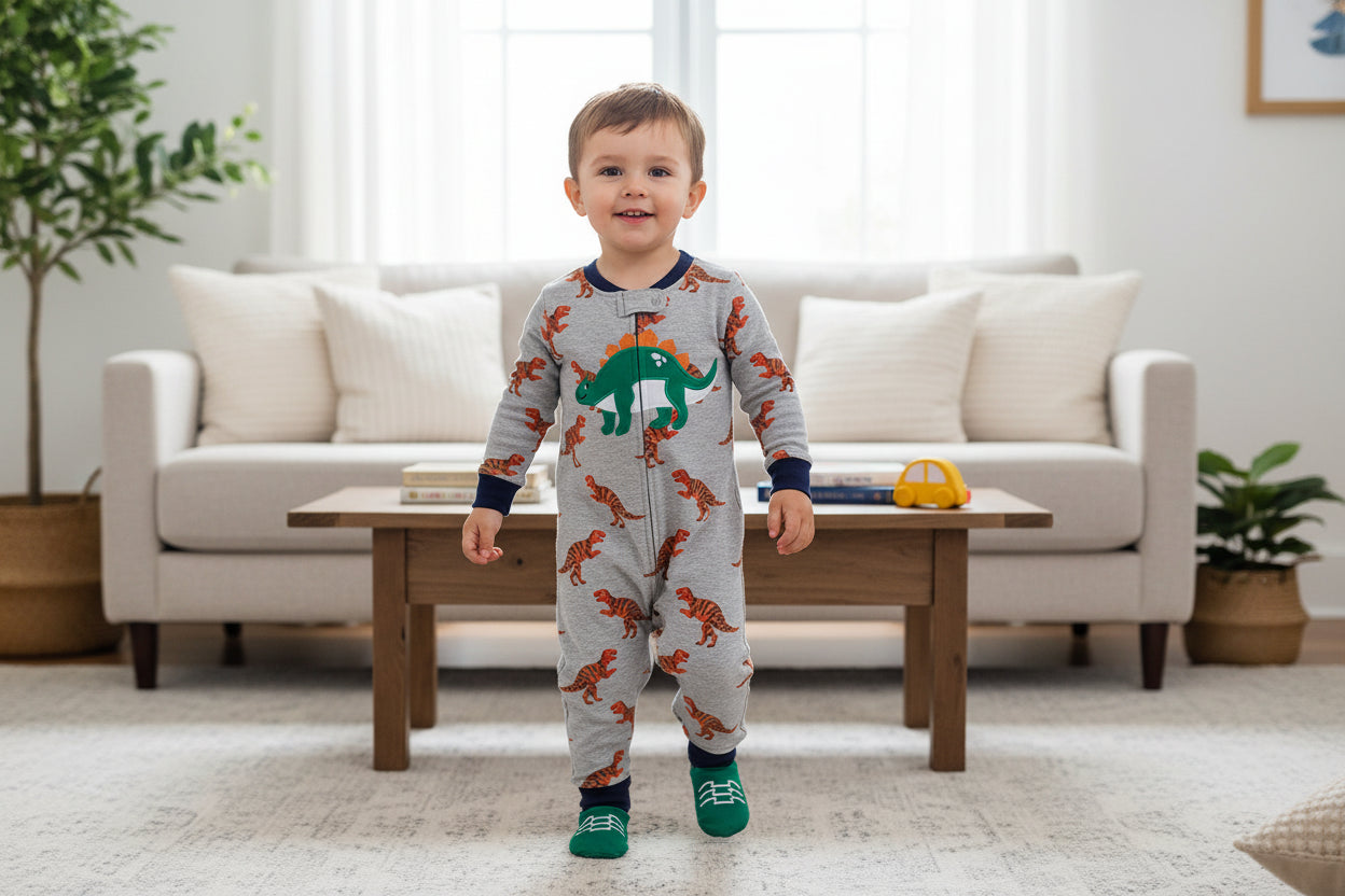 Cute Cotton Long Sleeve Rompers
