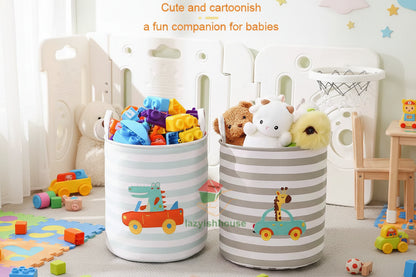 Folding Linen Storage Baskets With Handle