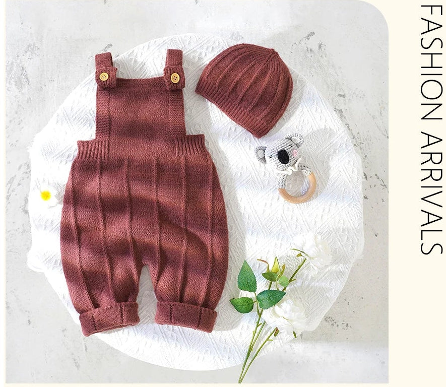 Soft and Comfortable Rompers + Hats