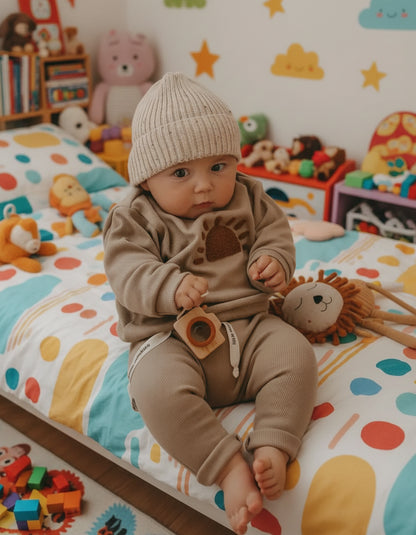 Babies Long Sleeved Cotton Sweatshirts + Pants