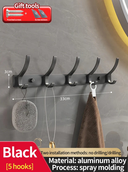 No Drill Behind Door Storage Hooks