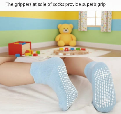 Lot de 6 paires de chaussettes courtes colorées pour bébés